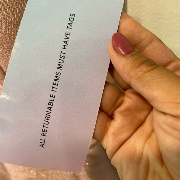 ELIZABETH K GS2838 Short Metallic V-Neck Dress Size XS - Picture 6 of 10